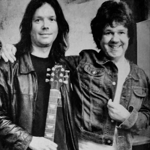 John Norum with Gary Moore