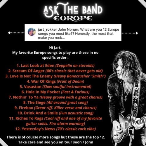 Ask the Band 2022 part III