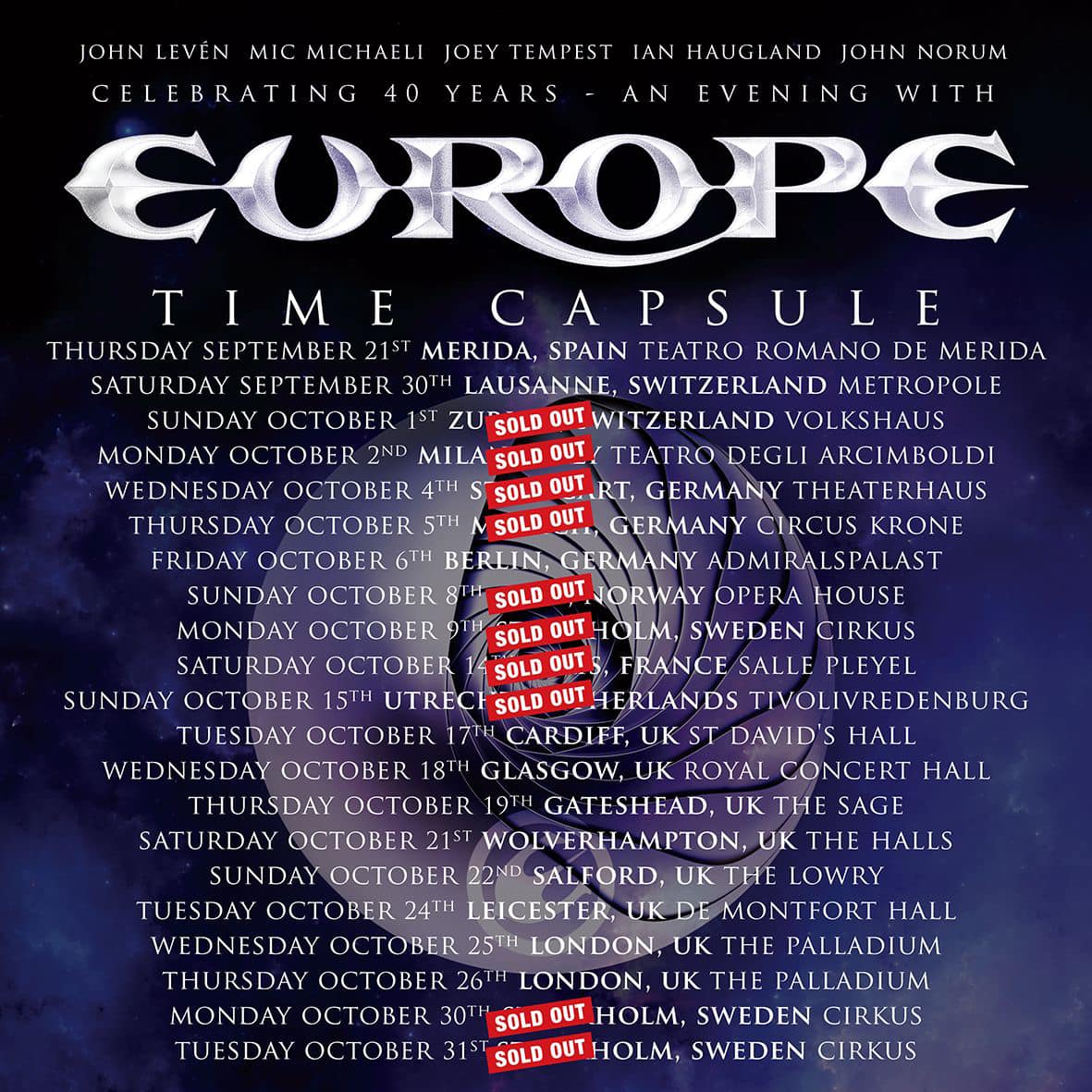 Europe dates 2023 - old