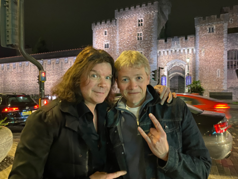 In Cardiff (UK) with Craig Hooper