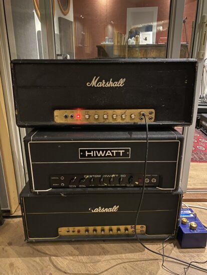 Gary Moore's Marshall Super Bass 100 from 1972