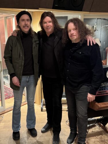 Guitar friends in the studio