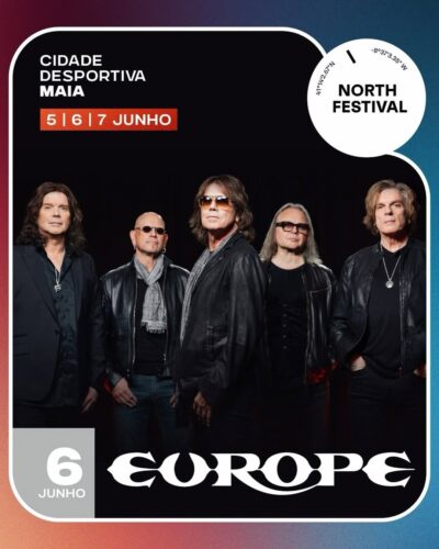 EUROPE live @ Porto (PT) June 6, 2026