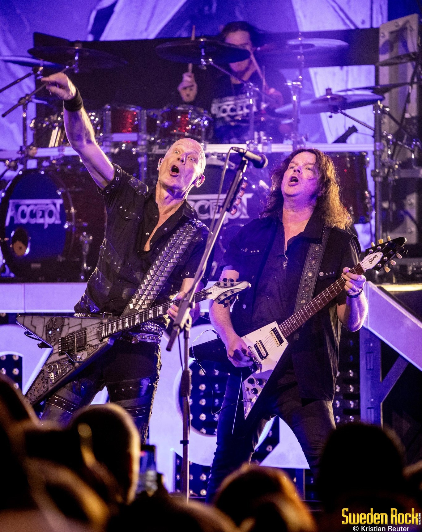 John Norum special guest @ Accept show in Stockholm 2026. 📸: Kristian Reuter