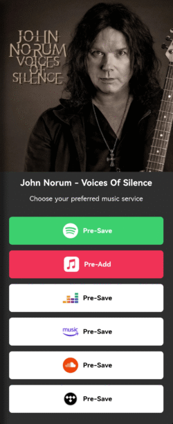 PRE-SAVE Voices of Silence PRE-SAVE Voices of Silence