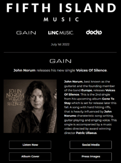 Voices of Silence - Press-release 02 Voices of Silence - Press-release 02