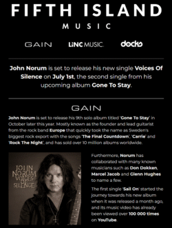 Voices of Silence - Press-release 01 Voices of Silence - Press-release 01