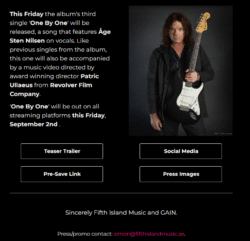 One by One - first press release part II One by One - first press release part II