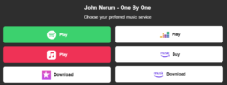 LISTEN/DOWNLOAD/BUY One by One LISTEN/DOWNLOAD/BUY One by One