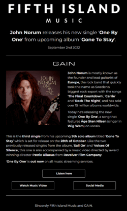 ONE BY ONE -second press release ONE BY ONE -second press release