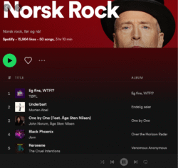 John Norum's 𝘀𝗶𝗻𝗴𝗹𝗲 "𝗢𝗡𝗘 𝗕𝗬 𝗢𝗡𝗘" from latest 𝗮𝗹𝗯𝘂𝗺 "𝗚𝗢𝗡𝗘 𝗧𝗢 𝗦𝗧𝗔𝗬" has been added to ”𝗡𝗢𝗥𝗦𝗞 𝗥𝗢𝗖𝗞" playlist on 𝗦𝗽𝗼𝘁𝗶𝗳𝘆 today. Log in into your account and check it out! 🇳🇴 https://open.spotify.com/playlist/37i9dQZF1DWZJCGk7b3F6Y Spotify's NORSK ROCK chart