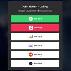 Calling pre-save links Calling pre-save links